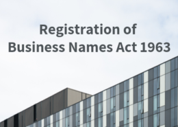 Registration of Business Names Act 1963